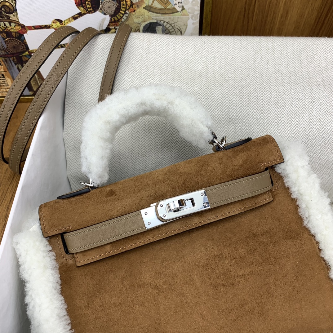 에르메스 미니 켈리 테디 20cm 골드